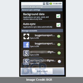 Android 2.0 Screenshot