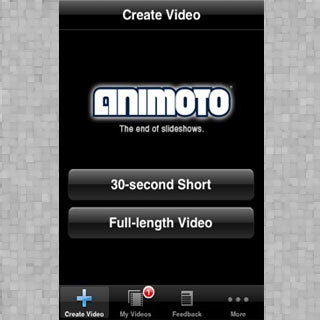 Animoto iPhone App
