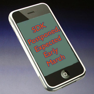 Apple delays iPhone SDK
