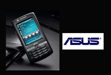 Asus logo and PDA P750