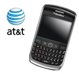 BlackBerry Curve 8900 smartphone atnt-logo