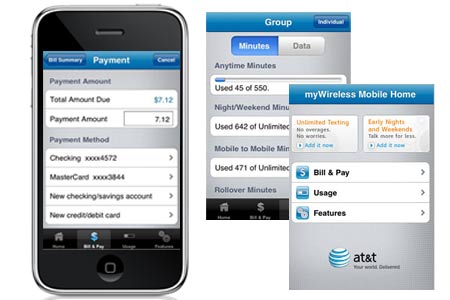 AT&T myWireless Mobile Application