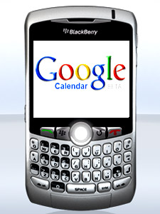BlackBerry Google Calendar