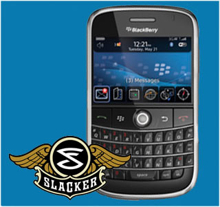 Slacker mobile radio for Blackberry