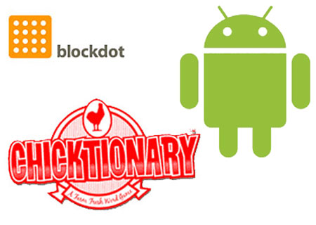 Blockdot Chicktionary Logo