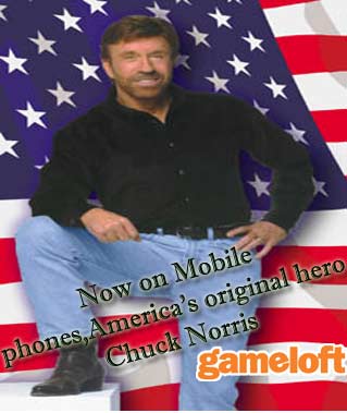 chuck norris,mobile game, gameloft