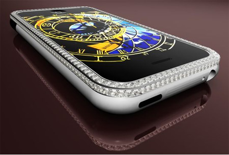 Diamond studded iPhone