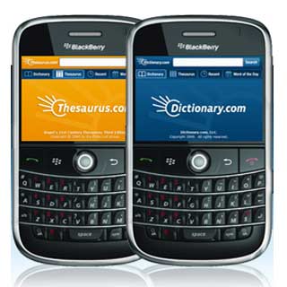 Dictionary.com App BlackBerry