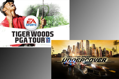 Tiger Woods PGA TOUR and Need for Speed Undercover games