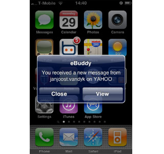 eBuddy iPhone Application