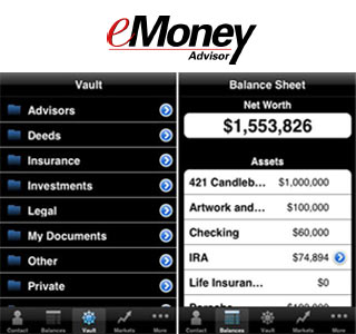 eMoney application iPhone