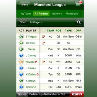 ESPN Fantasy Football App