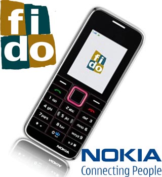 Fido Nokia 3500 Pink