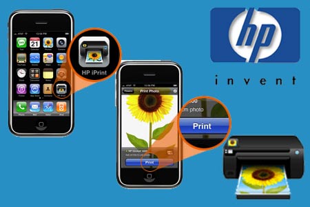 HP iPrint Photo application iPhone