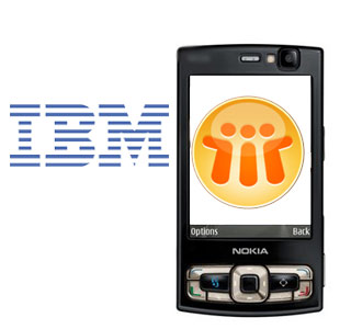 IBM logo, Nokia Phone