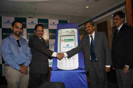 IDBI, PayMate, Mobile payment launch