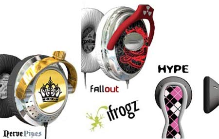 iFrogz Hype earbuds, Fallout and NervePipes earphones