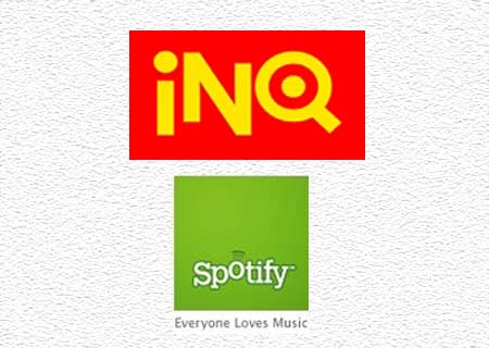 INQ Mobile Spotify Logos