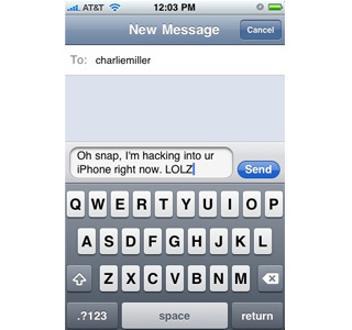 iPhone SMS Vulnerability