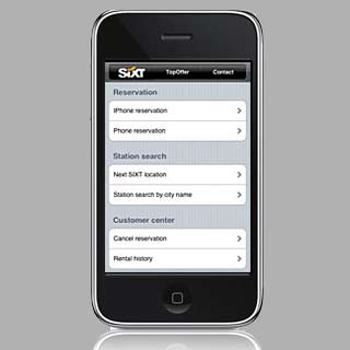iSixt iPhone App