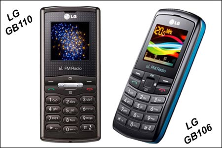 LG GB110 and GB106 phones