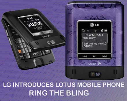 LG Lotus mobile phone