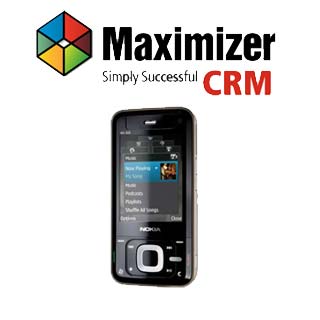 Maximizer logo and Nokia Phone