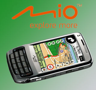 Mio GPS enabled smartphone
