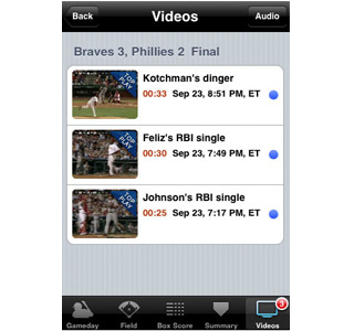 MLB.com At Bat 2009