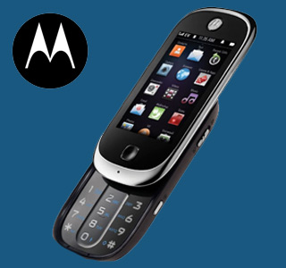 Motorola QA4 phone and logo