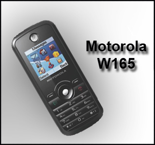 Motorola W165 low-end phone