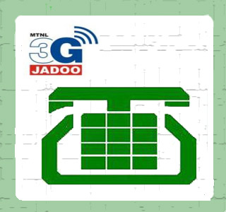 MTNL and 3G Jadoo service Logo
