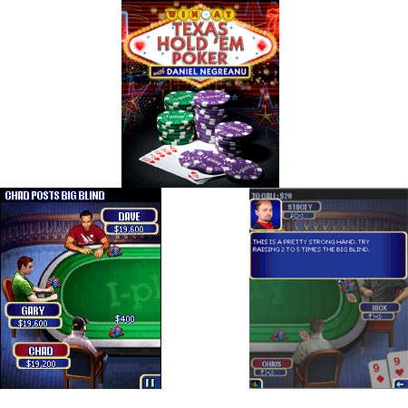 Screenshots of 'Negreanu Poker Pro' Mobile game