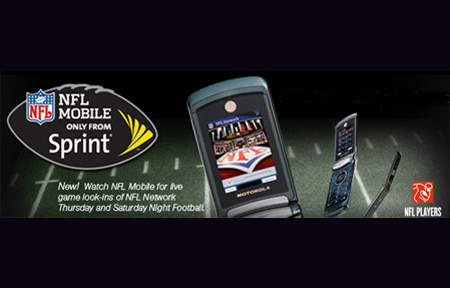 NFL Mobile from Sprint Logo