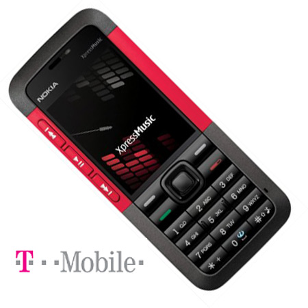 Nokia 5310, T-Mobile logo