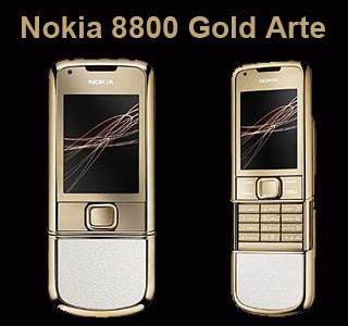Nokia 8800 Gold Arte luxury phone 