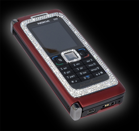 Diamonds studded Nokia E90