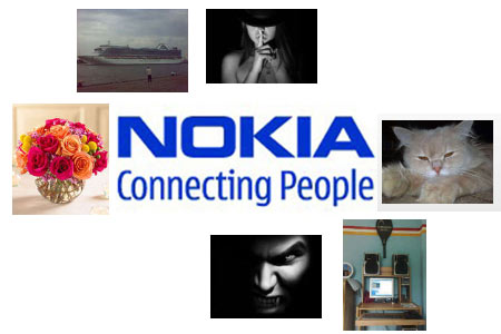 Nokia logo and photos