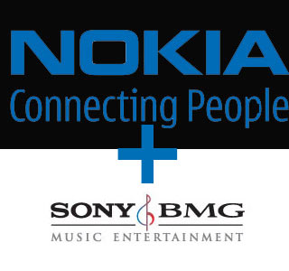 Nokia and Sony BMG logo