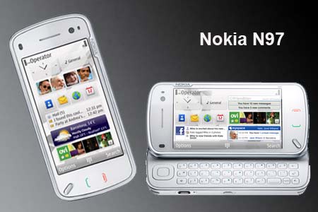 Nokia N97 mobile computer phone 