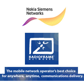 Nokia Siemens and RadioFrame logo