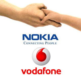 Nokia Vodafone logo