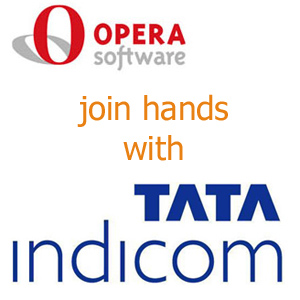 Opera Software and Tata Teleservices Logo