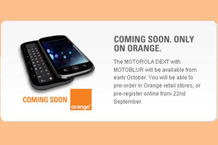 Orange Motorola Dext