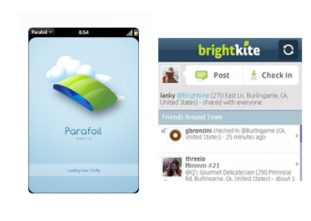 Brightkite Parafoil Nokia
