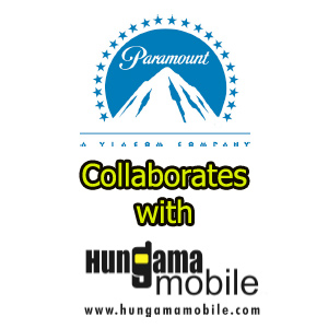 Paramount Digital Entertainment and Hungama Mobile logos