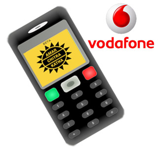 Amar Chitra Katha and Vodafone logo
