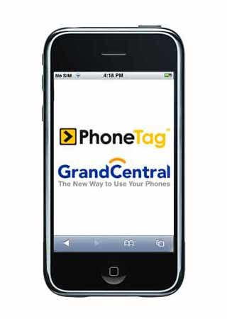 PhoneTag, GrandCentral team up