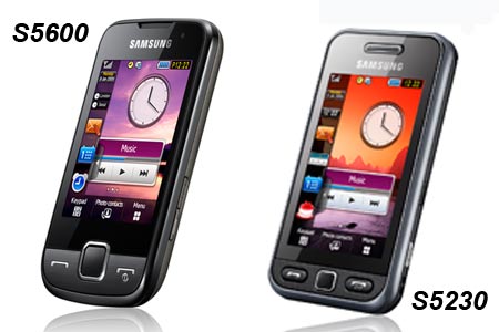 Samsung S5600 and S5230 phones