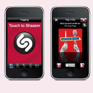 Shazam Red iPhone App